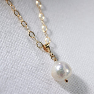 Baroque Pearl Necklace in 14kt gold filled