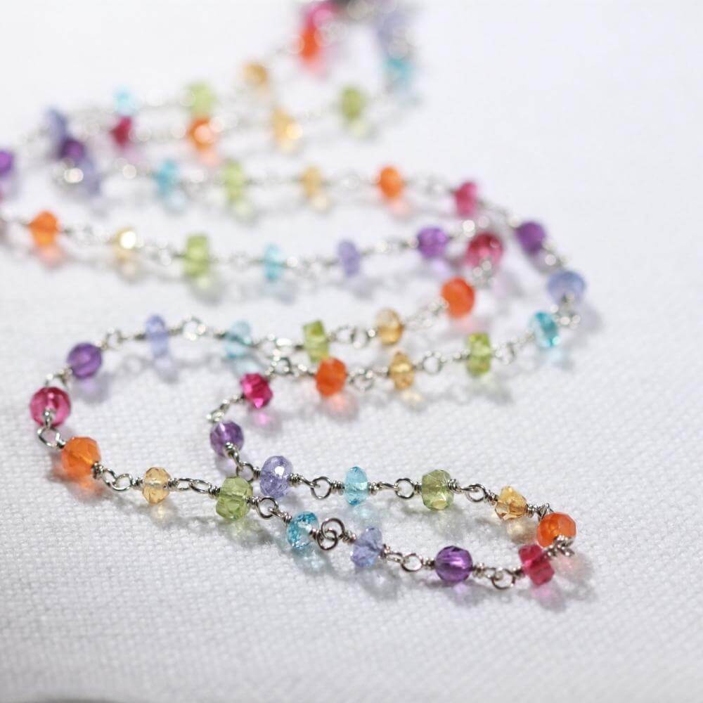 Coney Island Candy Necklace Rainbow - Handmade Jewelry | Mata Traders